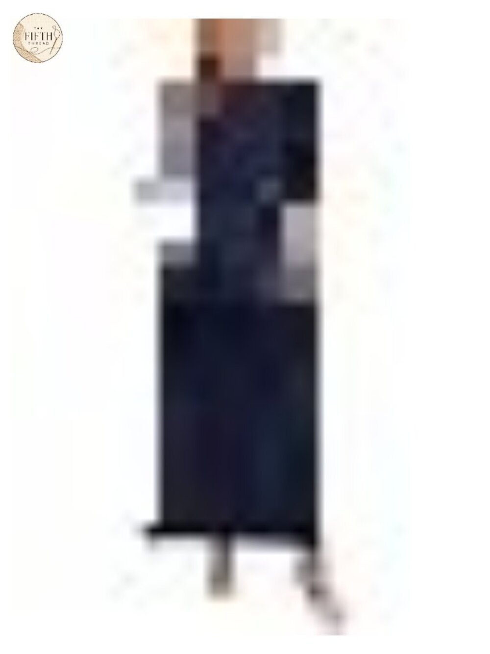 Women's 3/4 Sleeve V Neck Wrap Maxi Dress with Pockets